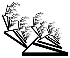 Art Deco Grass Fractal Fractals Art Black And White Drawing