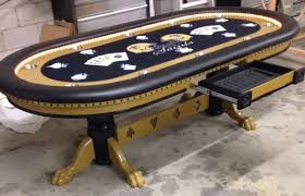 New Orleans Saints Poker Table With Lights Custom Poker Tables Poker Table Poker Table And Chairs