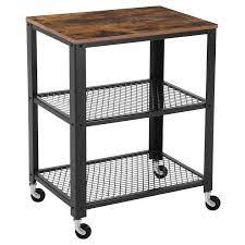 This kitchen cart's granite top offers a sleek touch while it's wheeled base allows for plenty of flexibility. Top 10 Best Rolling Kitchen Carts In 2020 Reviews Hqreview Kitchen Utility Cart Rolling Kitchen Cart Kitchen Cart