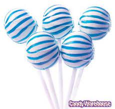 Yumjunkie Sassy Spheres Blueberry Blue Striped Ball Lollipops 100 Piece Bag In 2021 Blue Candy Buffet Blue Candy Baby Shower Candy