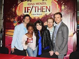 Photo 1 Of 8 If Then Stars James Snyder Josh Amp Idina Menzel Elizabeth Take A Sweet Snapshot Photos Idina Menzel Idina Menzel Fan Signs Bond Suits