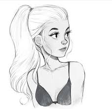 Essa Sou Eu A Estrela Principal Cool Art Drawings Pencil Art Drawings Girl Drawing Sketches