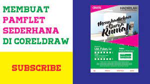 Untuk kkn dr kelompok 42 Membuat Pamflet Sederhana Di Coreldraw Youtube