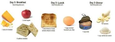 The military diet doesn't ask you to avoid carbs, dairy, or other food groups. Military Diet Plan For Quick Weight Loss