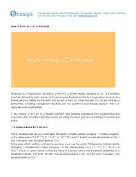 Get a customized plan to start your new business from dream it do it arkansas How To Form An Llc In Arkansas