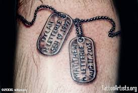 Going to be my first tattoo. Military Dog Tags Tattoo Wiki Tattoo
