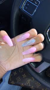 Black Girls Nail Polish Nail Art On Stylevore 50 awesome coffin nails designs you ll flip for in 2020 dark red and rose gold glitter ombre by margaritasnailz nail art pin on nails.