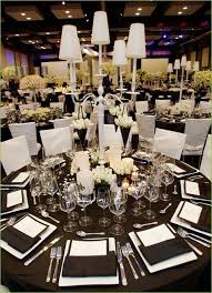 Black And White Wedding Decorations Cheap 586 Event Group Black And White Wedding Theme White Wedding Theme White Wedding Table Setting