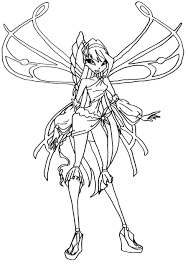 Musa Winx Coloring Pages Download And Print For Free