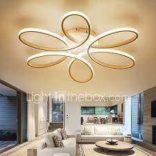 Led Fwtistiko Orofhs 8 Kefales 6 Kefales Monterno Sxedio Loyloydiwn Metalliko Silikazel Grammika Bammena Finirismata 65cm 110 120v 220 240v 2021 Us 238 99 Ceiling Lights Bedroom Ceiling Light Modern Ceiling Light