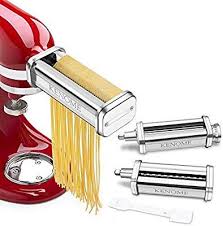 Amazon Com 3 Piece Pasta Roller Cutter Attachment Set For Kitchenaid Stand Mixers Included Pasta Sheet Rolle Pasta Roller Kitchen Aid Kitchenaid Stand Mixer