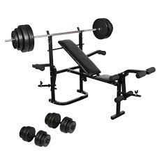 Folding Weight Bench Dumbbell Barbell Set Home Gym Gymwarehouse Ie
