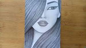 472 000 subscribers mukta easy drawing s realtime youtube. How To Draw A Girl With Pencil Sketch Step By Step Youtube