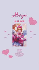 Pink wallpaper anime space iphone wallpaper cartoon wallpaper mobile legend wallpaper aesthetic pastel wallpaper mobile legends hero fan art game. Wallpaper Miya Mlbb Ilustrasi Karakter Desain Karakter Game Gambar Karakter