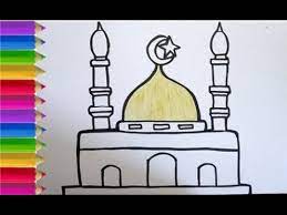 26 gambar mewarnai terbaru untuk anak. Cara Menggambar Dan Mewarnai Masjid Untuk Anak Sd Paud Dan Tk Youtube