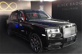 A limited offering enlivened with bespoke colour. Rolls Royce Cullinan Black Badge Price In India Starts At Rs 8 20 Crore Autocar India