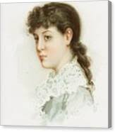 Female Head No. 2 Brunette by Alfred Turner