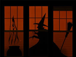 Haunted Silhouette Halloween Siluetas Brujas