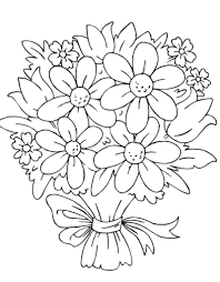 Image Result For Flower Black And White Drawing Flower Coloring Pages Flower Drawing Coloring Pictures