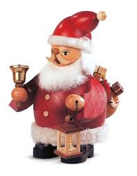 Figura Fumatori Omino Piccolo Babbo Natale Con Campana ( Lxa ): 12x14cm  Nuovo | eBay