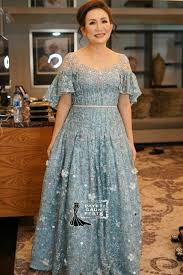Model dress brokat modern untuk pesta. Model Gaun Pesta Brokat Kombinasi Sifon