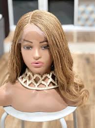 Blonde Micro Twist Braided Wig