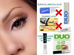 False Eyelashes Glue Different Types Explained Minki Lashes False Eyelashes Eyelashes Eyelash Glue