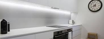 kitchen glass splashback, frameless