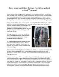 Based in texas, airpets america is backed by the usda and has been in the business for over 20 years. Calameo Some Important Things That You Should Know About Animal Transport