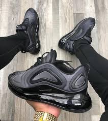 Nike Air Max 720 Total Eclipse Link In Bio To Shop Mega All Black Sne Sneakers Men Fashion Sneakers Fashion Sneakers