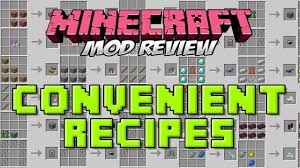 Create an account or sign in to comment. Convenient Recipes Mod For Minecraft 1 8 Minecraftsix