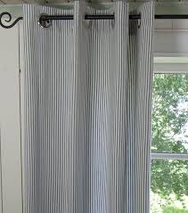 Vorhang Pamela Grau Gestreift 2 X 120x250 Cm Fur Stange Schiene Streifen Vorhange Landhausstil Vorhange Graue Streifen