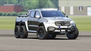 Mercedes Benz X Class Carlex Exy Monster X 6x6 At Top Gear Mercedes Benz Benz Mercedes