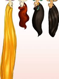 Disney Princess Fan Art Hair Lengths Disney Hair Disney Princess Cute Disney