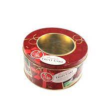 Round Pvc Window Cake Tin Boxes Manufacturer Tin Boxes Pvc Windows Decorative Tin
