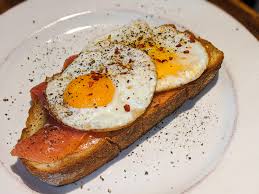 Flaky, buttery croissants make any breakfast extra luxurious, and the smoked salmon gives it saltiness, smokiness and heartiness. Open Faced Smoked Salmon Breakfast Sandwich W Fried Egg On Buttered Sourdough Sandwiches