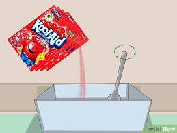 It lasts longer than hair chalk, and it isn't as chunky as colored hair spray. How To Kool Aid Dye Black Hair With Pictures Wikihow