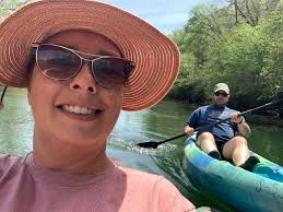enjoying river ride in south georgia