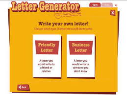 Letter Generator Readwritethink