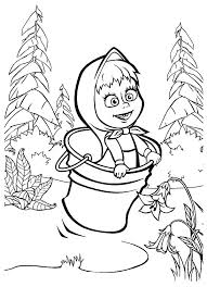 More than 5.000 printable coloring sheets. Masha The Bear Coloring Pages From Daniel Free Printables