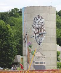 Silo Of The Day Cambridge County Vt Street Art Landscape Wallpaper Art