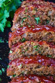 1/2 lb of ground veal (note: Classic Meatloaf Recipe Meatloaf With Ketchup Glaze Mantitlement