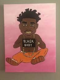 Kodak black cartoon june 7, 2016; Kodak Black Painting Cute Canvas Paintings Black Canvas Paintings Frog Art