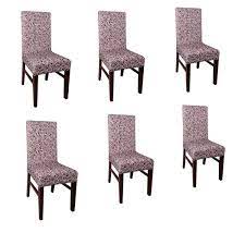 stretch dining room chair covers slipcovers removable washable seat protector set of 6 brown chair covers slipcover dining room chair covers dining room chairs