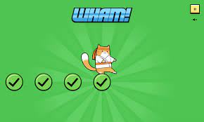 Blue cat's controls are d for forward a for back w for punch s for kick. Karate Cats English Complete Control