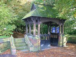 Lych Gate For St Mary S Church Eccleston Entrance Gates Sanctuary Castle