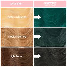 Teal Hair Dye Unicorn Hair Sea Witch Color Unicorn Hair Witch Hair Anime Hair Color