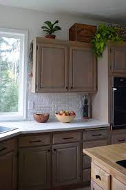 How to redo dark wood kitchen cabinets. What We Learned From A Forever Project To Refinish Kitchen Cabinets The Pecks Oregonlive Com