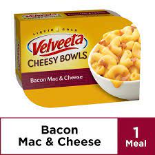 Velveeta Cheesy Bowls Bacon Mac Cheese With Smoky Cheese Sauce Microwavable Meal 9 Oz Tray Walmart Com In 2021 Bacon Mac And Cheese Mac And Cheese Bacon