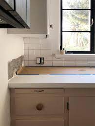 Turn subway tiles vertically to construct an unconventional composition. Installing A Stacked Bond Subway Tile Backplash Door Sixteen